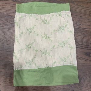 Embroidered Bandeau Tube Top